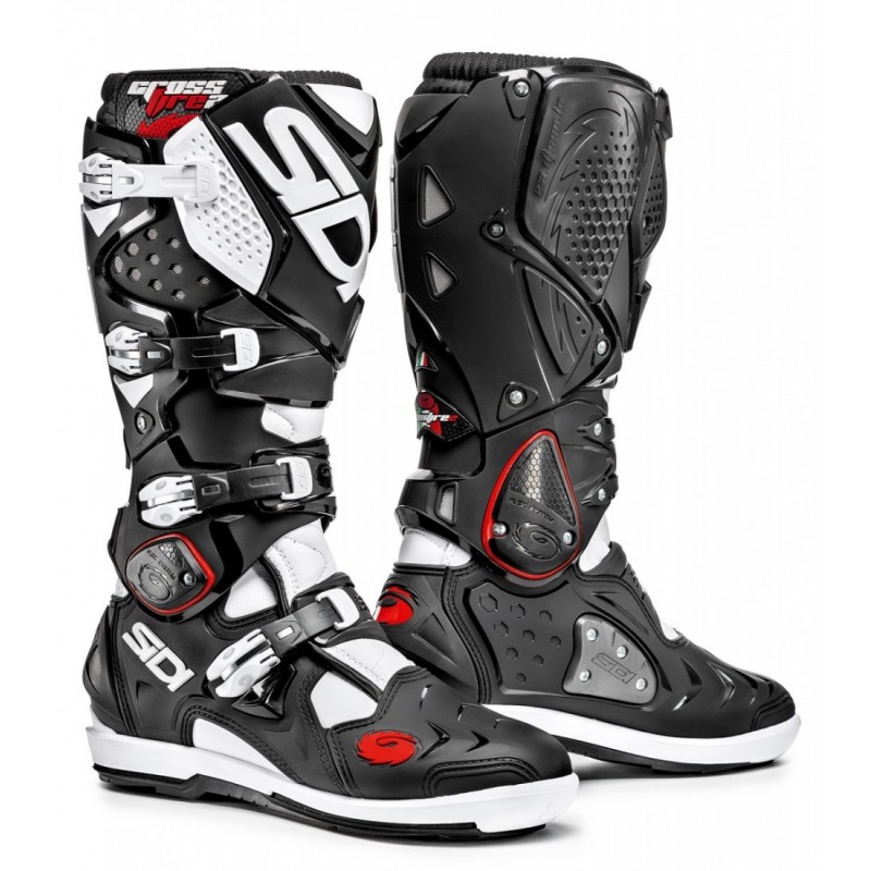 Bottes moto SIDI CROSSFIRE 2 SRS noir blanc
