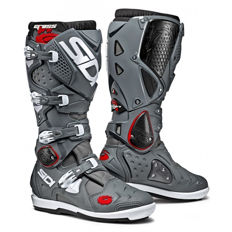 Bottes moto SIDI CROSSFIRE 2 SRS gris gris
