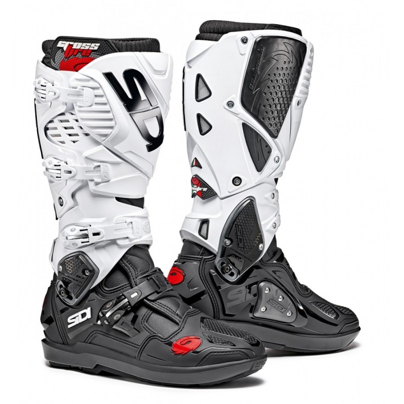 Bottes moto SIDI CROSSFIRE 3 SRS noir blanc