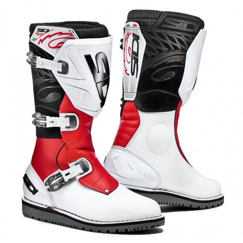 Bottes moto SIDI TRIAL ZERO 1 rouge